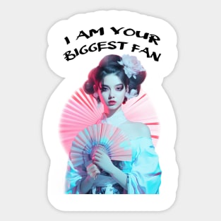 Biggest Fan xo Sticker